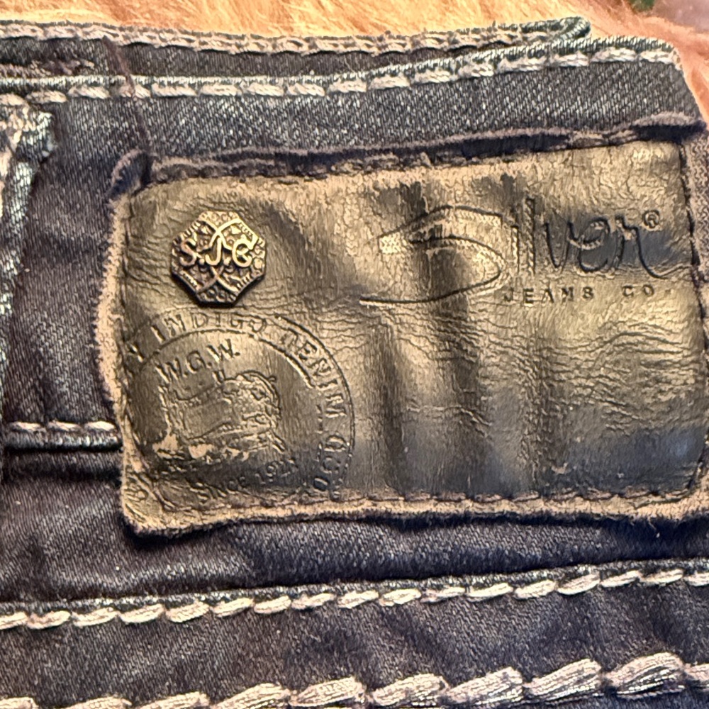 Silver Suki Jeans Dark Blue Boot Cut Denim - Picture 2 of 16